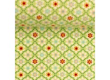 Baumwolle - Julia Kleine Blüten kiwi grün